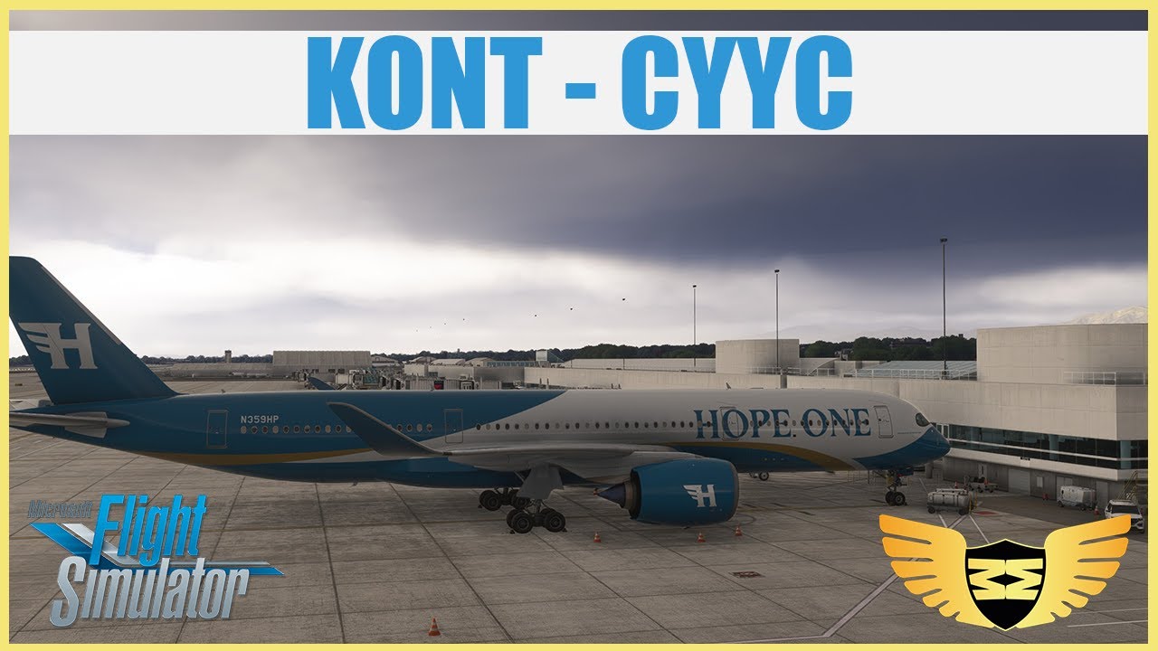 🚀 Hope One VA Flying to Canada KONT to CYYC Winter Vacation time