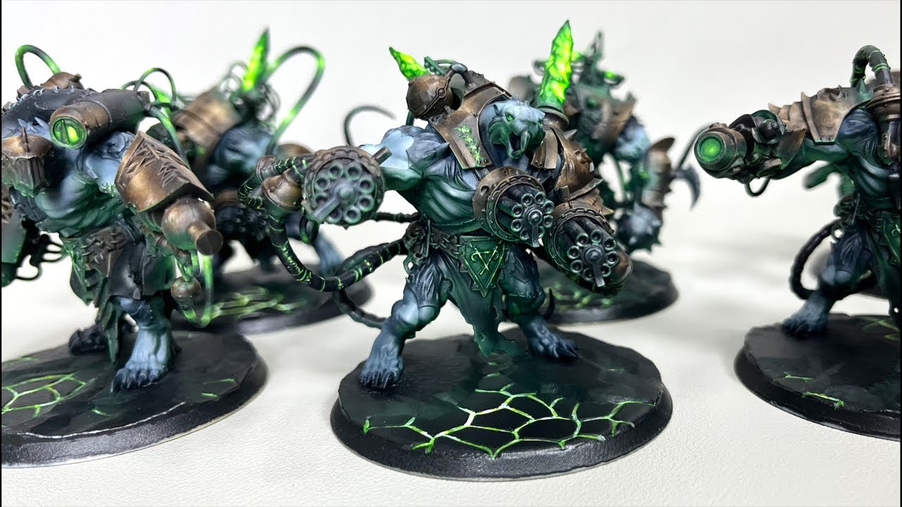 LIVE brush Painting Warhammer miniature -  Glowing effect & OSL Real-Time Painting Session + Q&A