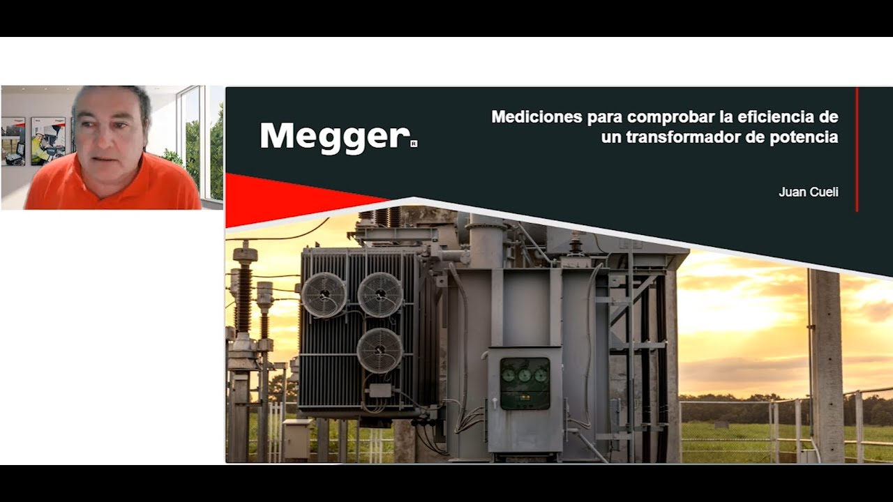Webinar Mediciones para comprobar la eficiencia de un transformador de potencia