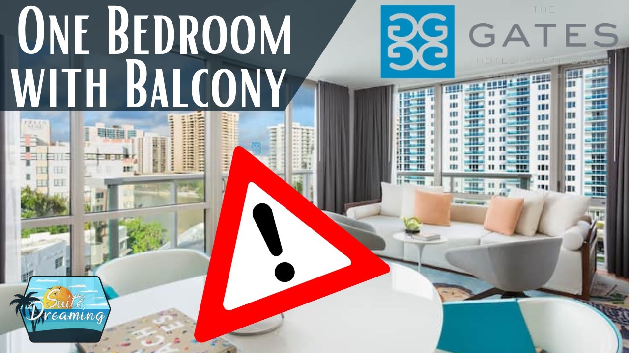 WARNING - Not as advertised -The GATES South Beach, FL | Hotel and One Bedroom Suite tour