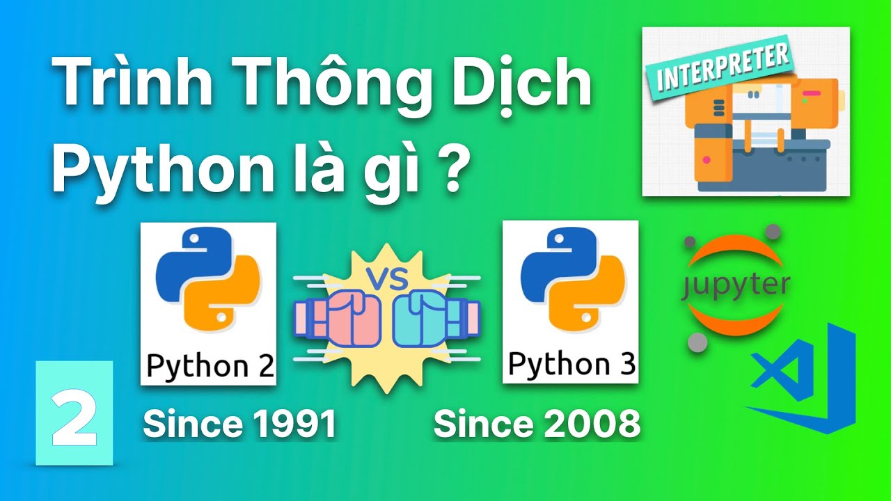 Trình Thông Dịch Python là gì ? Hướng Dẫn Cài Đặt Python 3 vs Python 2 | Lập Trình Python Cơ Bản #2