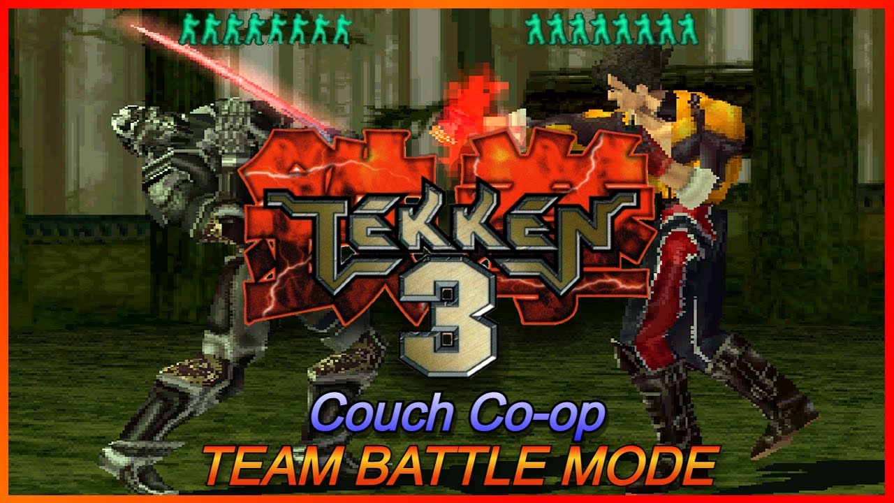 Tekken 3 Team battle mode - Couch Coop P2