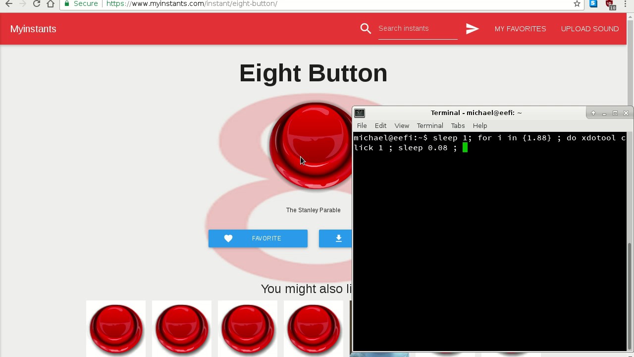 A little fun with xdotool