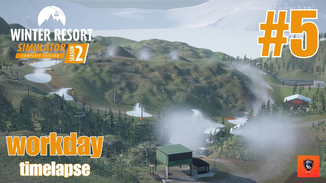 Winter Resort Simulator 2 | Part 5 – Preparing the Slopes with Artificial Snow