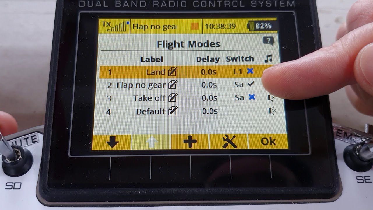 Jeti - flight modes for a scale model