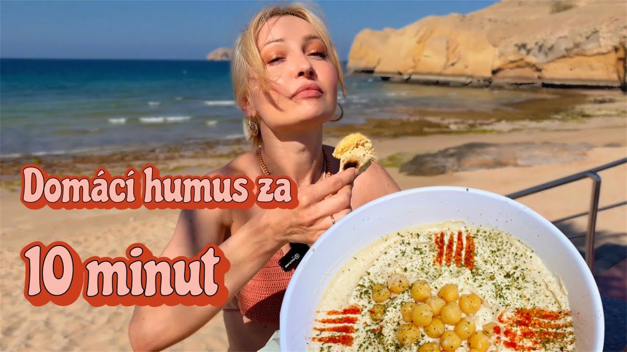 Zdravá svačina | Domácí humus a arabský chléb 