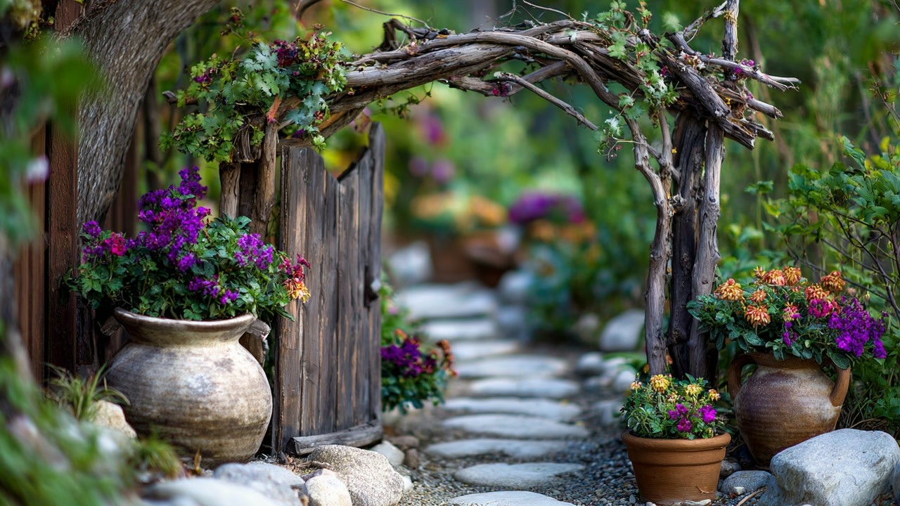 Clever Rustic Garden Decor Ideas Using Dry Branches You’ve Never Tried
