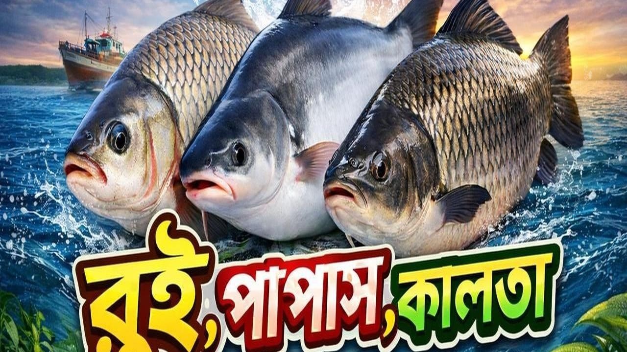 জাল টেনে রুই পাঙ্গাস কালতা মাছ |  bd Love Fishing