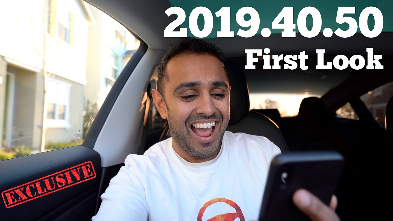 Tesla Software 2019.40.50 &mdash; Первый взгляд