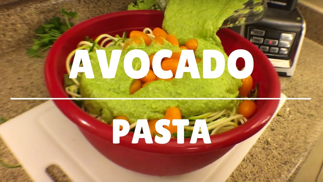 AVOCADO RAW VEGAN PASTA | THE RAW BOY