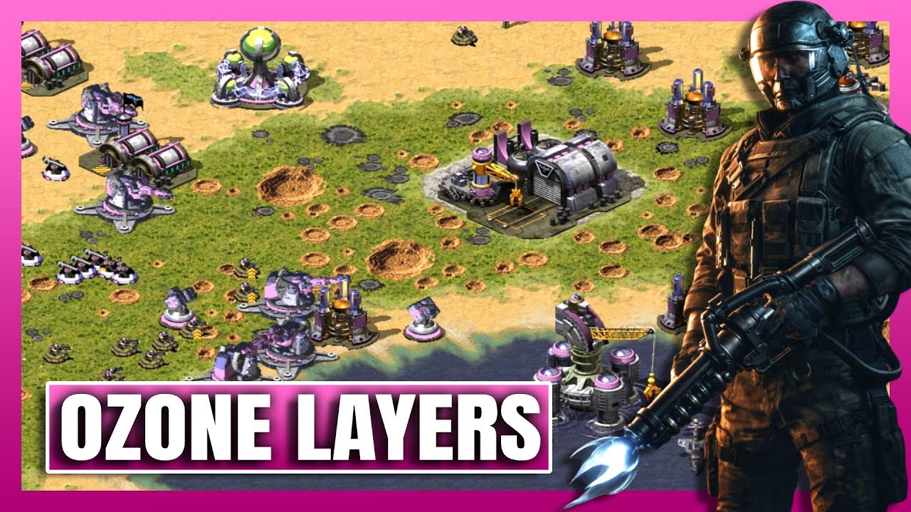 Red Alert 2 | The Ozone Layers | (7 vs 1 + Superweapons)