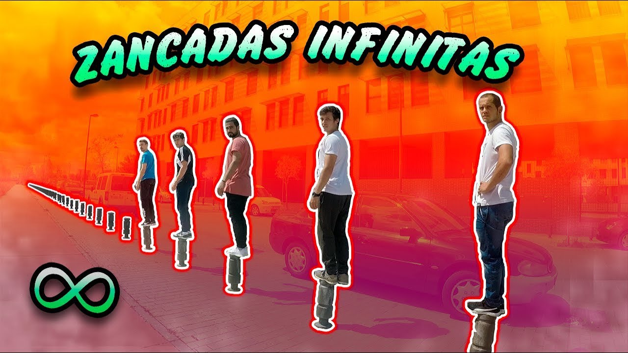 EL RETO DE LAS ZANCADAS INFINITAS - CON JEYX Y LOS WHAT (PARKOUR CHALLENGE)
