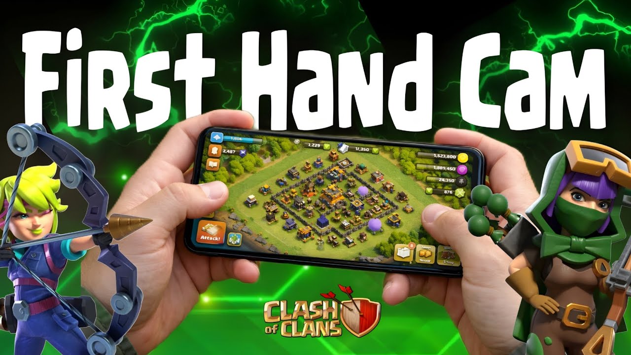 This Is My First Hand Cam Video&hellip; Be Honest 👀💫 | Clash Of Clans