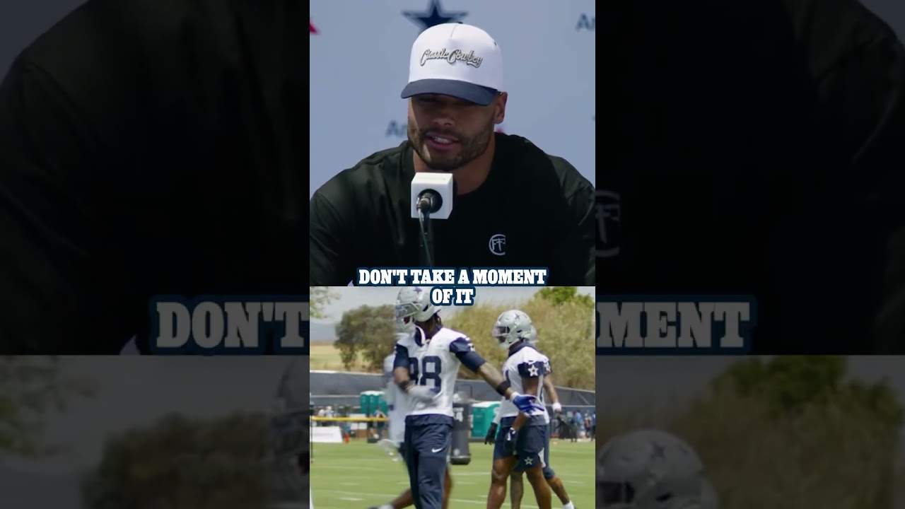 QB1&rsquo;s mindset in year 🔟 @AmericanAirlines | #dallascowboys #nfl #trainingcamp #dakprescott