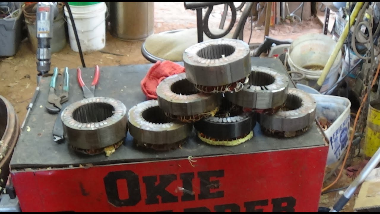 Cleaning Electric motors for Copper and Aluminum and update on the big job