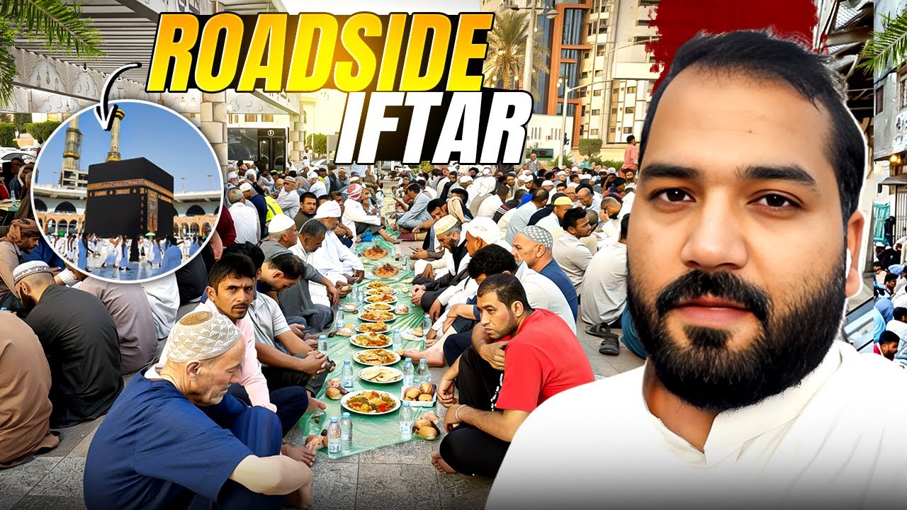 Huge roadside Iftar In Makkah | Ramadan 2026 | I#makkah
