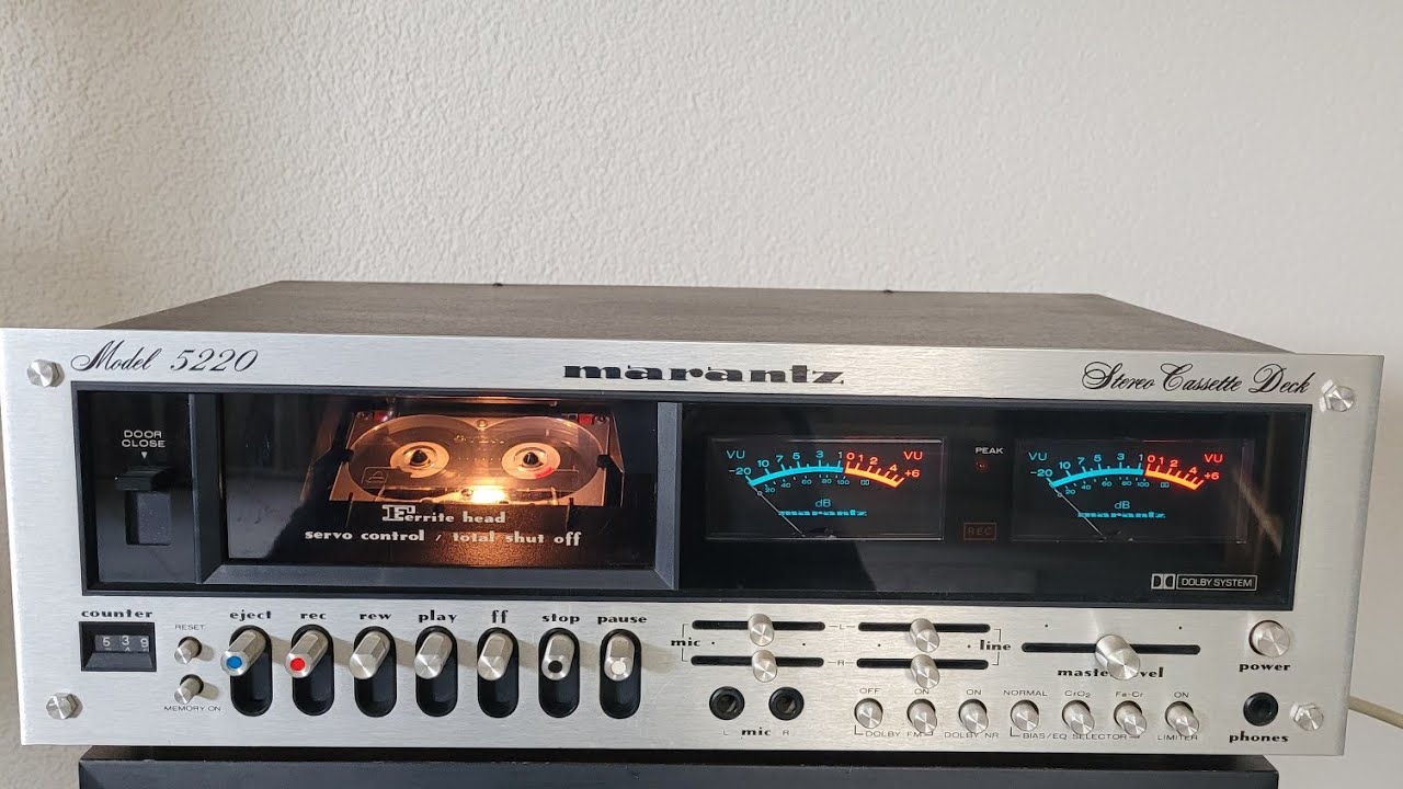 Рспаковка - кассетная дека Marantz Model  5220