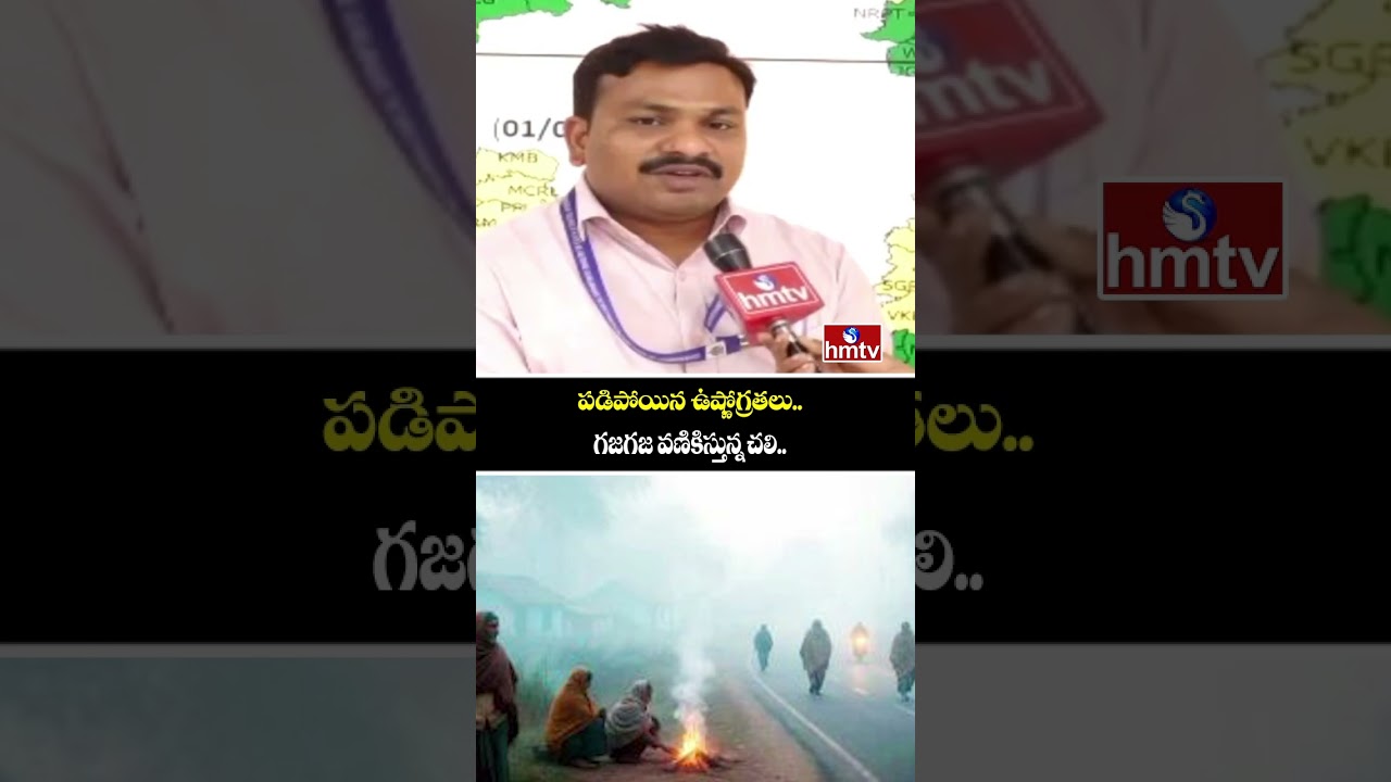 Weather Update : పడిపోయిన ఉష్ణోగ్రతలు.. గజగజ వణికిస్తున్న చలి.. | Cold Waves in Telangana | hmtv