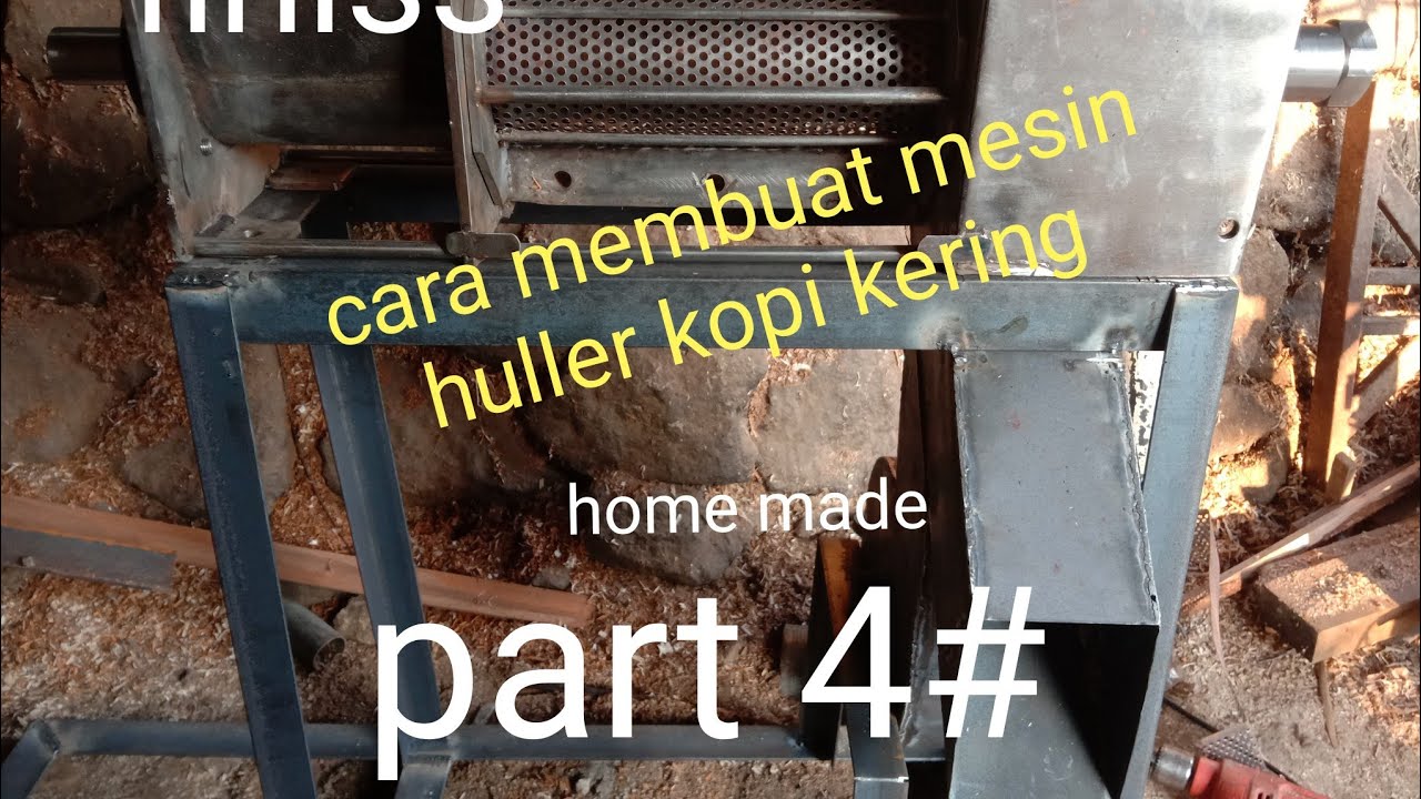 membuat mesin huller kopi kering