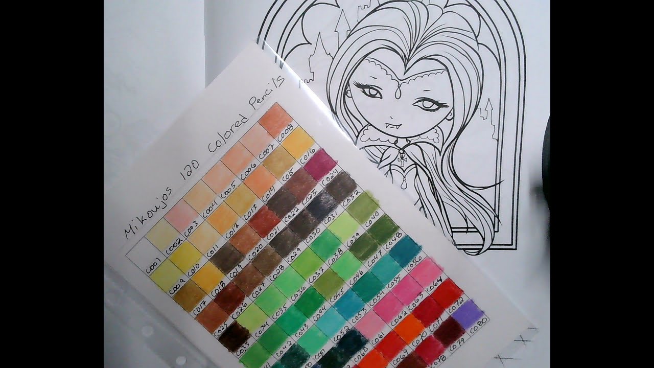 série de crayons économiques on Color avec les Mikoujus