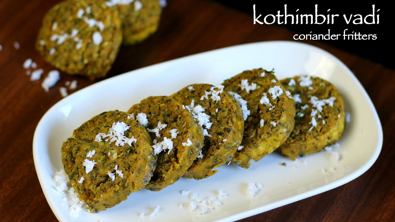 kothimbir vadi recipe | how to maharashtrian kothimbir vadi recipe