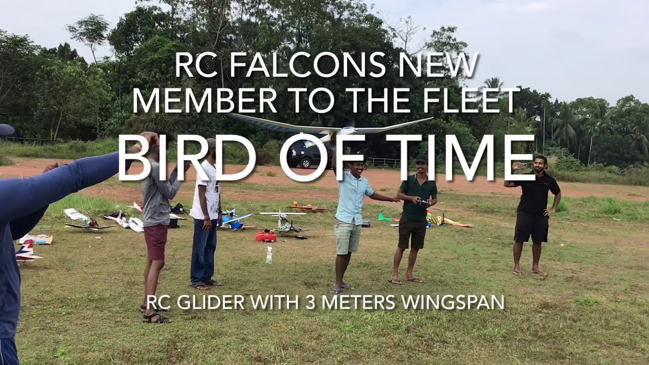 Bird of Time Huge RC Glider Plane Maidens successfully