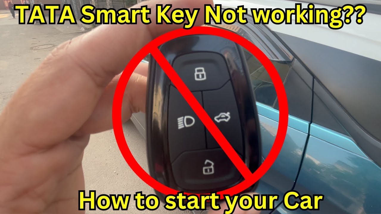 How to start your car | TATA Smart Key not working | Smart Key Battery down |