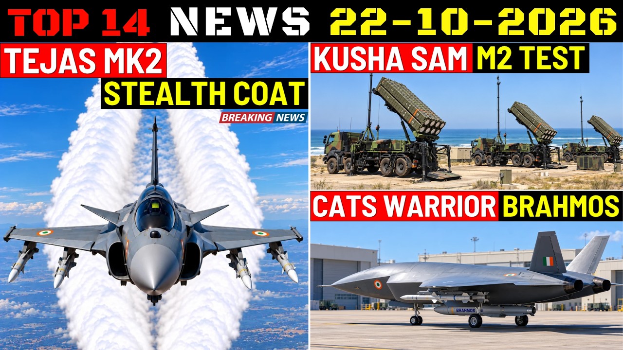 Новости обороны Индии: Tejas MK2 Stealth, испытания Kusha M2, CATS Warrior-2 BrahMos, поставка 5-...