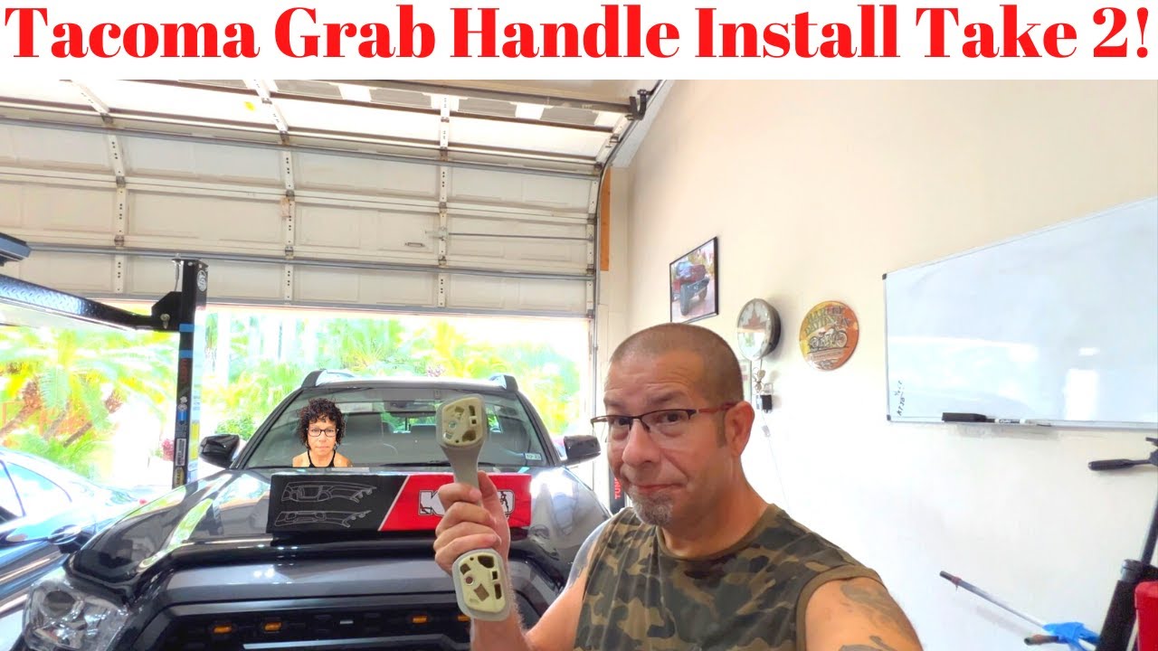 Toyota Tacoma Drivers Side Grab Handle Install - Is it any better?