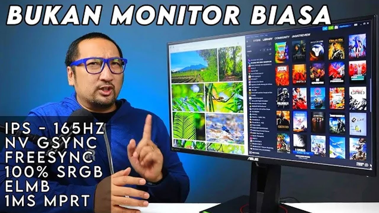 3,8 Jutaan, Murah! IPS 165Hz, Fitur Gaming Lengkap: Review Monitor ASUS TUF Gaming VG259QR