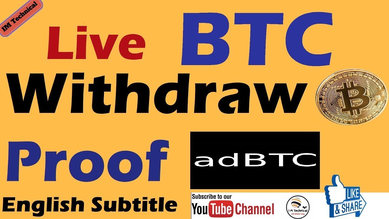EARN FREE BITCOINS BY VIEWING  ADS | ADBTC.TOP |  !! SCAM OR NOT ??!!  INSTANT LIVE WITHDRAW PROOF