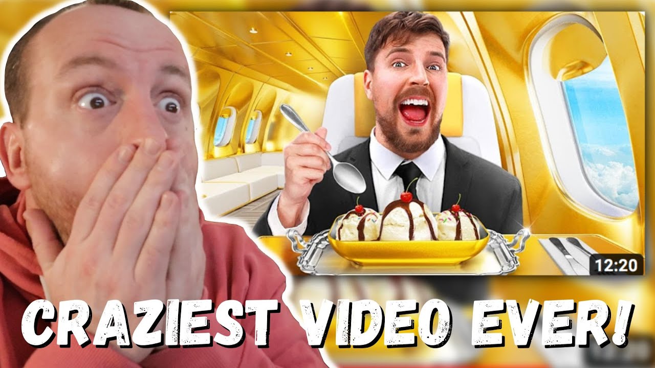 CRAZIEST VIDEO EVER! MrBeast $1 vs $500,000 Plane Ticket! (FIRST REACTION!)