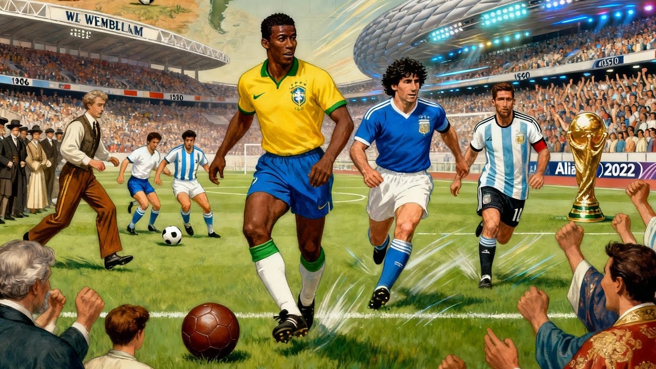 EL FUTBOL. REY DE LOS DEPORTES? #futbol #pele #maradona #messi #ronaldo #idolos #leyendas #historia