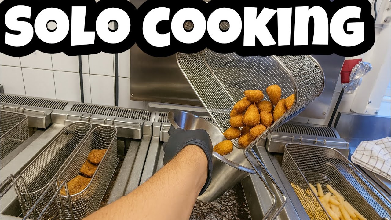  POV : Behind the Line: Making Perfect Burger & Fries🍔🍟