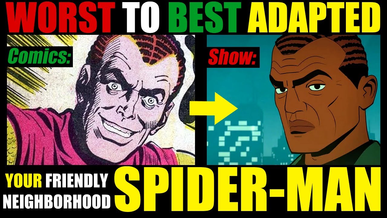 Ranking EVERY MARVEL CHARACTER in YOUR FRIENDLY NEIGHBORHOOD SPIDER-MAN by COMIC ACCURACY
