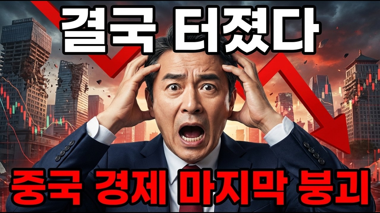 결국 터질 게 터졌다 중국 경제 전문가들이 경고하는 마지막 붕괴 시나리오