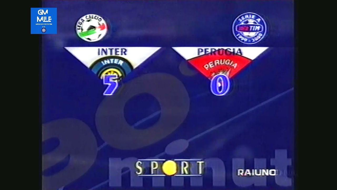 1999-00 (15^ - 06-01-2000) INTER-Perugia 5-0 Servizio 90°Minuto Rai1