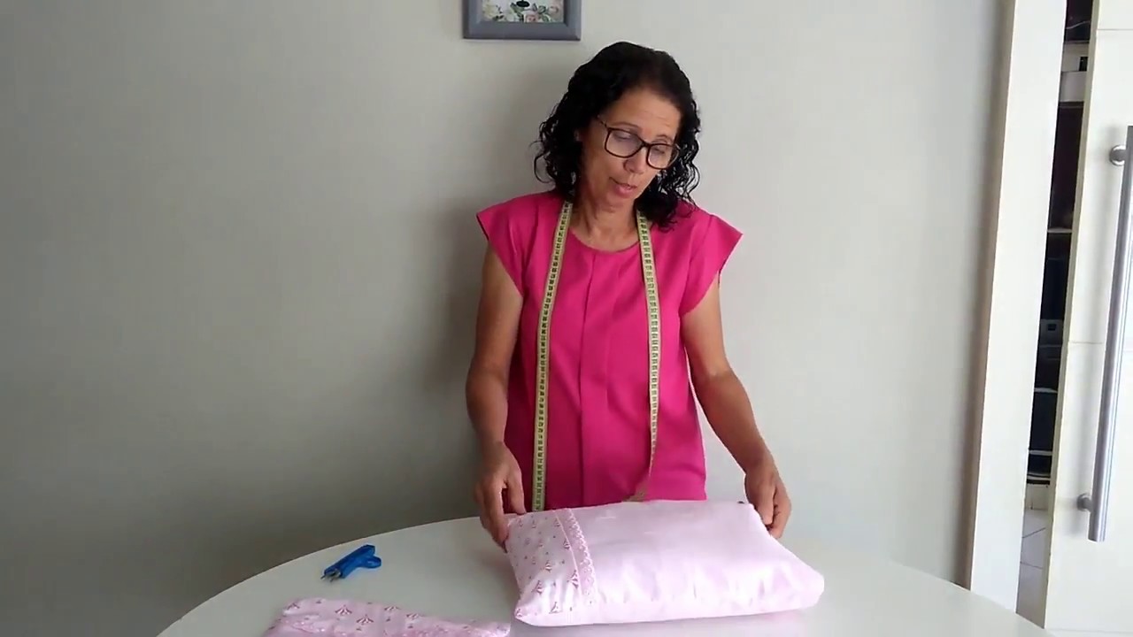 COMO FAZER FRONHA PARA TRAVESSEIRO DE BEBÊ | KIT BERÇO