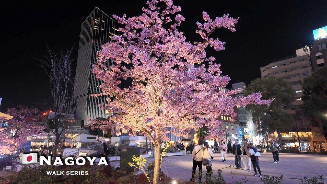 🇯🇵Warm Sunday Walk in Downtown Nagoya  | Crowds, Shopping & City Vibes