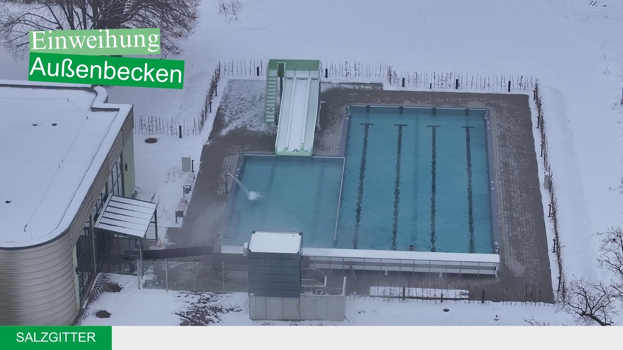 Stadtbad Salzgitter Lebenstedt - Einweihung des neuen Außenbeckens