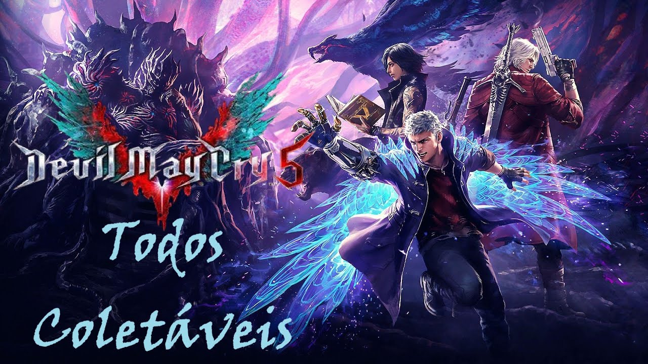 Devil May Cry 5 Todos Coletáveis. Blue Orb, Purple Orb, Missão Secreta, Kalina Ann