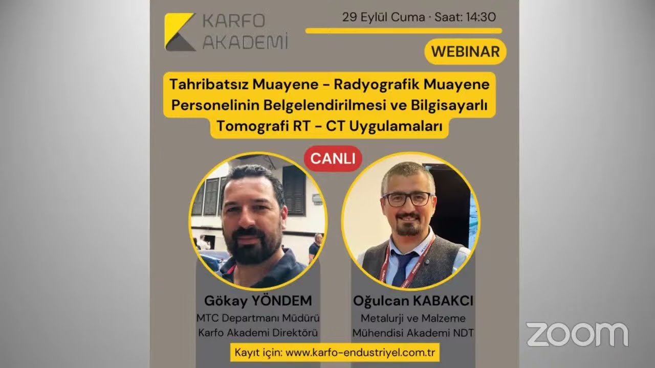 Tahribatsız Muayene - Radyografik Muayene Personelinin Belgelendirilmesi