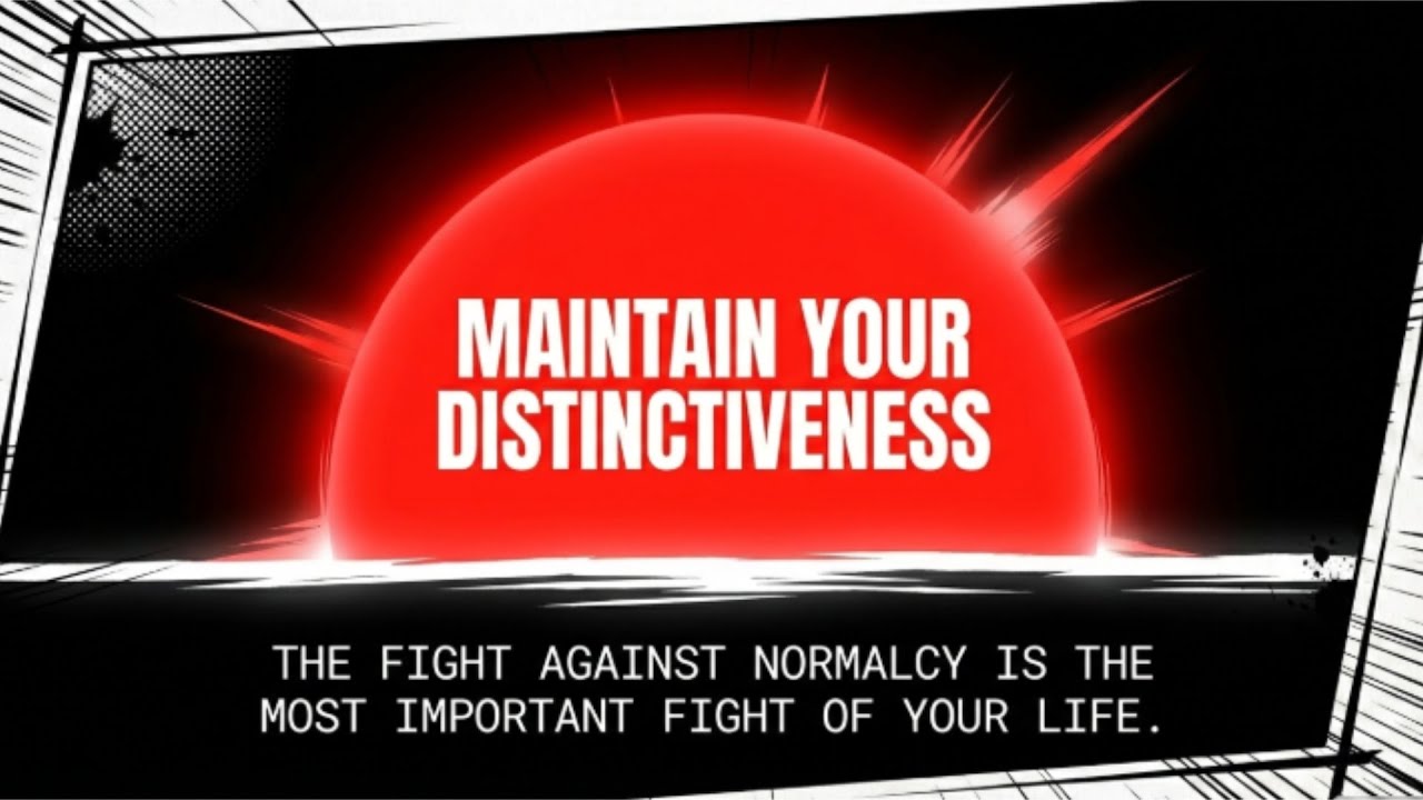 Maintain your distinctiveness - Stand out from the herd
