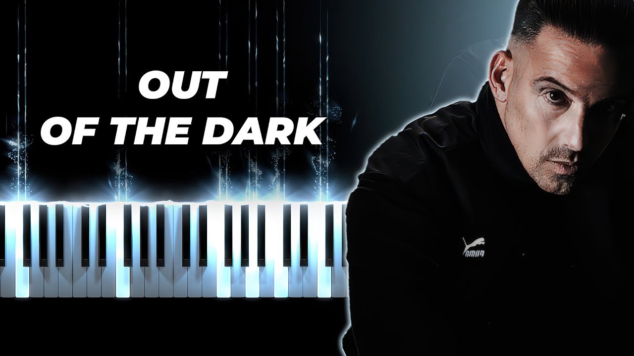 RAF Camora - OUT OF THE DARK piano karaoke instrumental cover