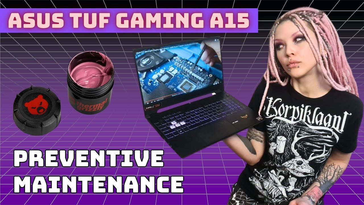 ASUS TUF Gaming A15 laptop maintenance | AMD Ryzen 7 6800H | Nvidia RTX 3050 4GB