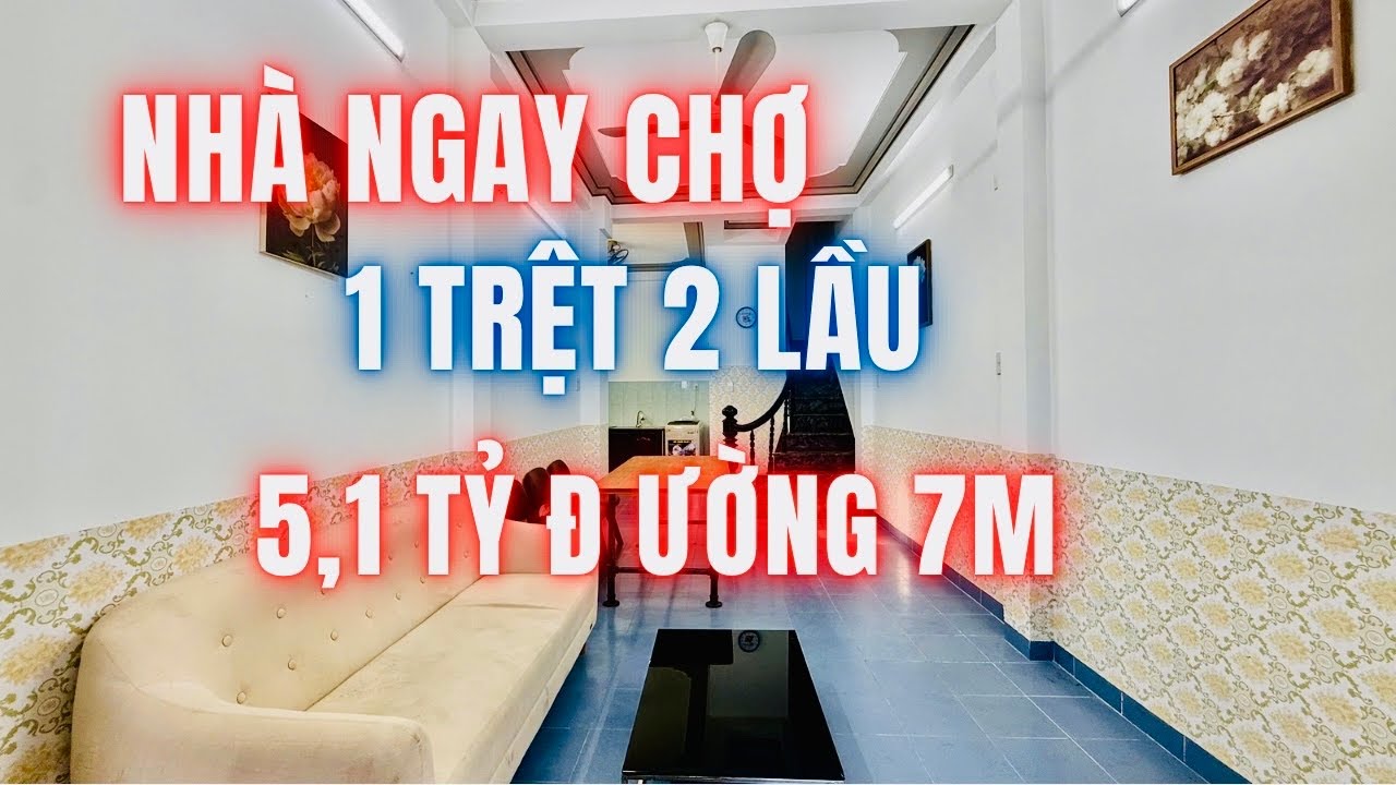 🔥 Hiếm! Nhà ngay chờ Phương Sài Nha Trang 1 trệt 2 lầu pháp lý chuẩn đường ô tô thông thoáng 5,1 tỷ