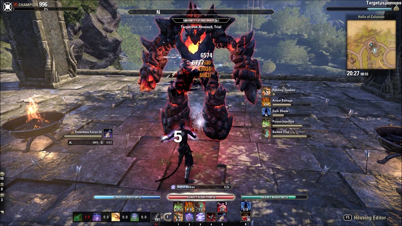 ESO | vMA Stamina Nightblade DPS (91k on Raid Dummy) - Scalebreaker DLC