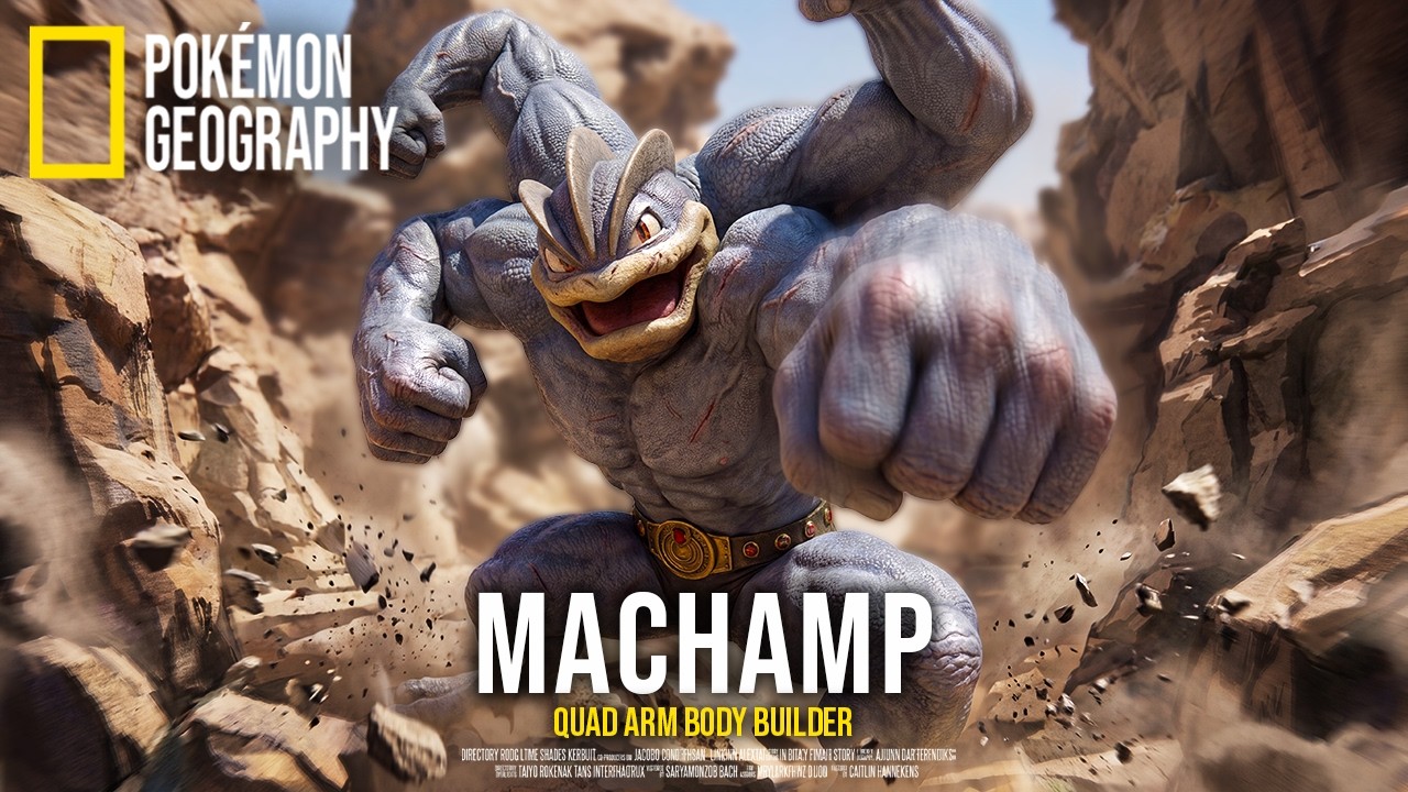 NatGeo: Extreme Kinetic Threshold | Machamp - The Quad Arm Body Builder (Real-Life Pok&eacute;mon)
