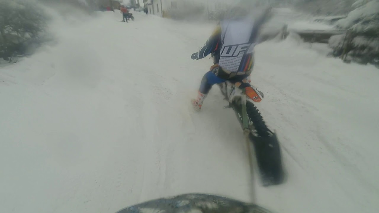 Motoskijoring Horní Město uličky 12.1.19