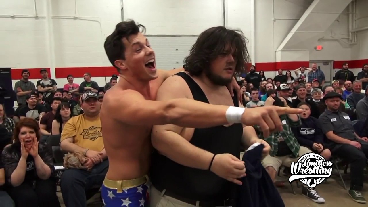 Cam Zagami & Mike Gamble DESERT Tyler Nitro Mid Match - Limitless Wrestling 